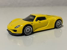Matchbox Mattel Porsche 918 Spyder Gelb  Neu unbespielt