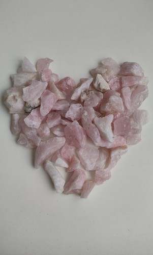 Kleine rosenquarzsteine - kleine,