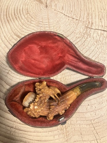 Meerschaumpfeife antik mit - antik,