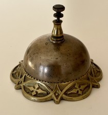 Alte Tischklingel Tischglocke Thekenglocke Rezeption Klingel Desk Bell Vintage