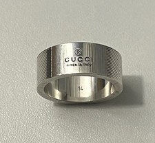 Gucci GG Badge Ring Silber 925