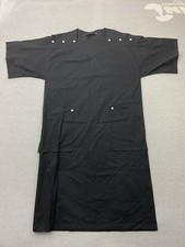 Vintage Joseph Janard Kleid Gr. 40 Schwarz West Germany Baumwolle Minimalistisch