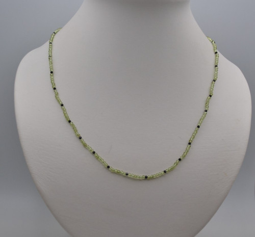 Peridot kugelkette mit spinell - kugelkette,