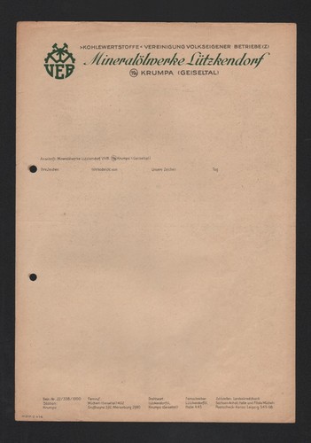 Krumpa geiseltal brief - geiseltal,,