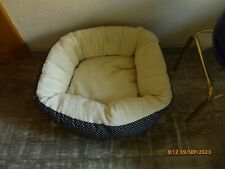 Katzenbett Hundebett Kissen Wendekissen rund waschbar  30/50cm neuwertig