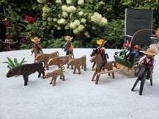 Playmobil Western 6 Cowboys Sheriff Kutsche Dr Snuggles 5 Rinder 