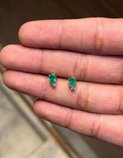 18k gelbgold ovale - smaragd-, &