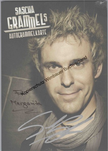 Original autogramm sascha - original,