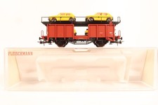 Fleischmann H0 5827 K Doppelstock-Autotransporter DB mit Post-PKW neuw. OVP #B2