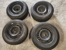 4x Mercedes W210 Felgen 7Jx15H2 ET37 Winterreifen 2104000702