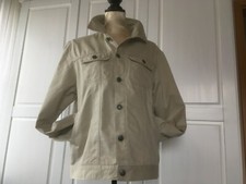 Truckerjacke / Kurzjacke / Jeansjacke, beige, Gr. S