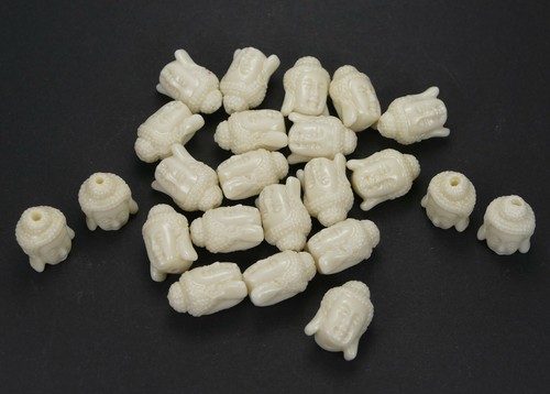 Buddha kopf perle - buddha,