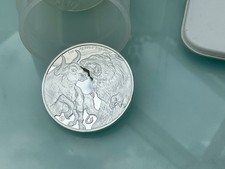 20 x 1 Oz Silbermünze in Tube Bull & Bear, Bulle Bär 2022  OVP 999.9/Silber