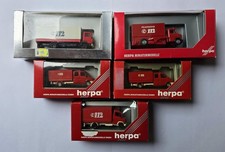 5 Feuerwehrmodelle 1:87, Gebraucht. Herpa. Sammlungsauflösung.