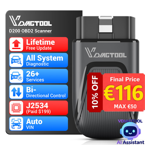 Vdiagtool d200 profi obd2 - vdiagtool,