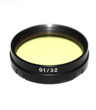 Zeiss Ikon Filter Farbfilter gelb G1 / 32mm Objektiv Kamera Zubehör (#1860)
