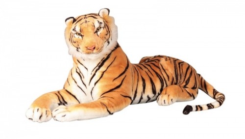 Plüschtier xxl brauner tiger - xxl,