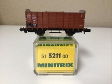 Minitrix Spur N 3211 offener Güterwagen Viehwagen Würzburg 5658 DR in OVP  TOP