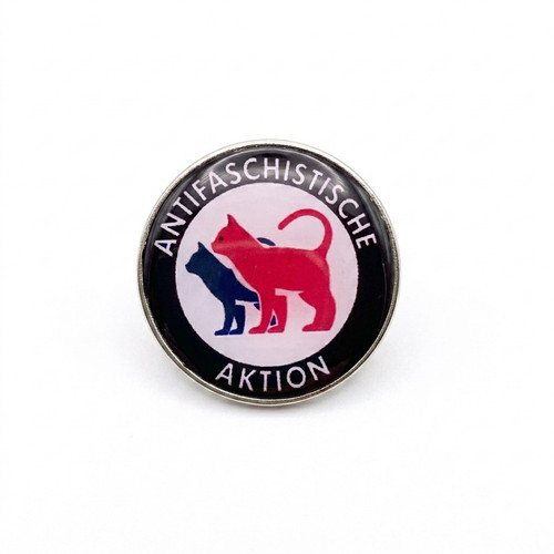 Antifa pin katzen - pin,
