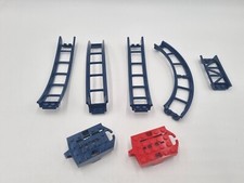 Lego Achterbahn Schienen Auswahl Roller Coaster Rail Waggon Dunkel Blau