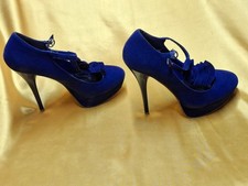 Damen High Heels blaue Mary