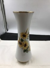 Sonnenblume Vase Johann Seltmann Bavaria Vintage Gr 28 cm