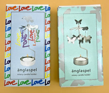 2x Änglaspel Kerzenwindspiel