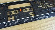 1x KFZ-Kennzeichenhalter Mercedes-Benz Rheinland