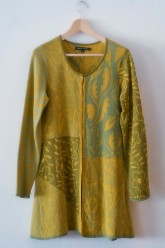 Florale strickjacke aus - florale,