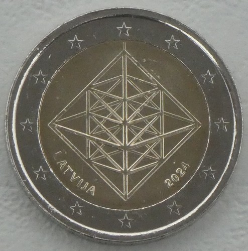 Euro gedenkmünze lettland - 2,