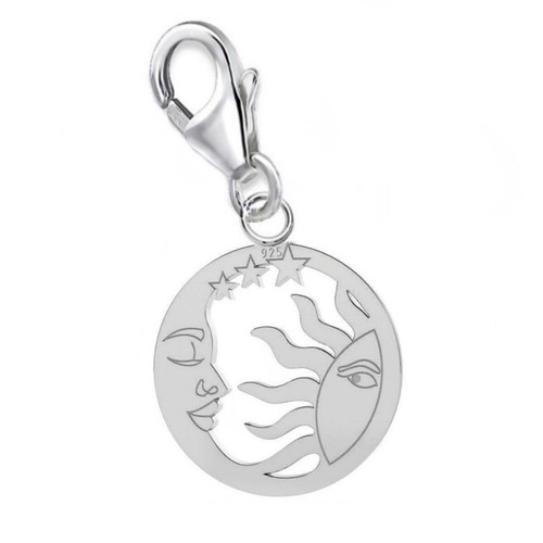 Sonne mond sterne charm 925 - sterne,