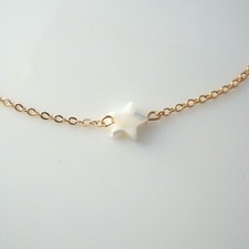 Kette Stern gold Perlmutt