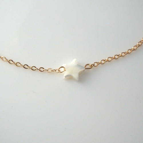 Kette stern gold - kette,