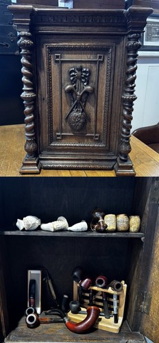 Victorian tobacconist carved - tobacconist,