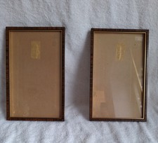 Paar Bilderrahmen Nußbaum