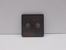 Merten Antik Messing 2-Loch TV Sat Abdeckung "alte Ausführung"