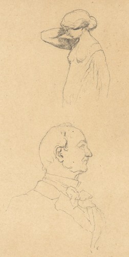 Fritz berger zeichnung studien - fritz,