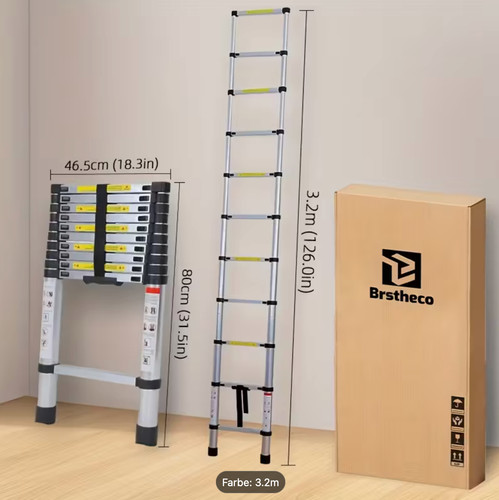 Teleskopleiter leiter aus - leiter,