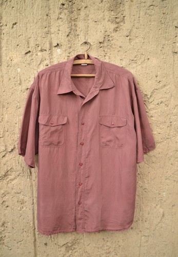 Vintage 80s pure silk - , shirt