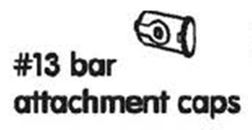 Weiße bügelklemmen set - bügelklemmen, 2