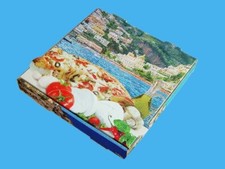 100 Pizzakartons Pizzaboxen Pizzaschachteln NYC 4cm hoch mit Mittelmeer Motiv