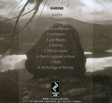 SHRINE - SOMNIA [DIGIPAK] NEW
