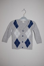 H&M - GR. 80 - Strickjacke grau-blau