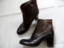 PROGETTO schöne Budapester Stiefeletten braun Gr. 41 TOP BI618