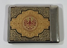 Vintage Zigaretten Etui mit Adler Emblem Made in Austria RAR Druck Öffnung