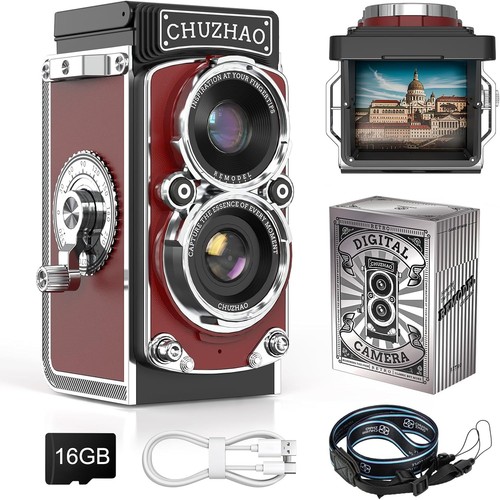 Retro mini digitalkamera - retro,