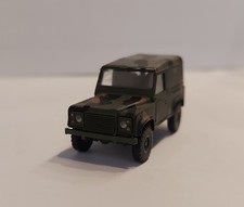 Busch 54355 Land Rover Defender 90 Station "Camouflage Militär" Flecktarn OVP