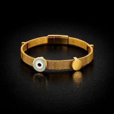 Damen Armband  Edelstahl Gold