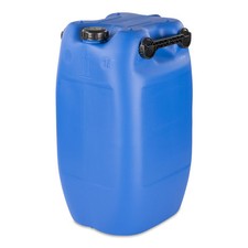 Kanister blau mit - , 3