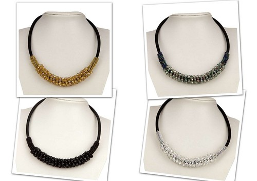 Elegantes glascollier - elegantes,